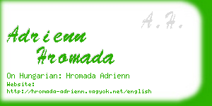 adrienn hromada business card